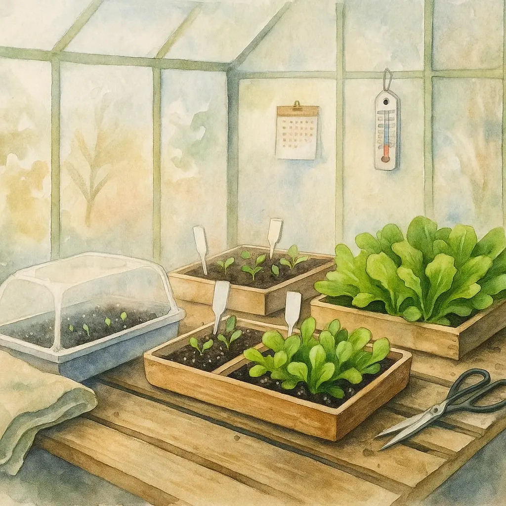 Grow Winter Salads UK: Unheated Greenhouse & Cold Frame Guide
