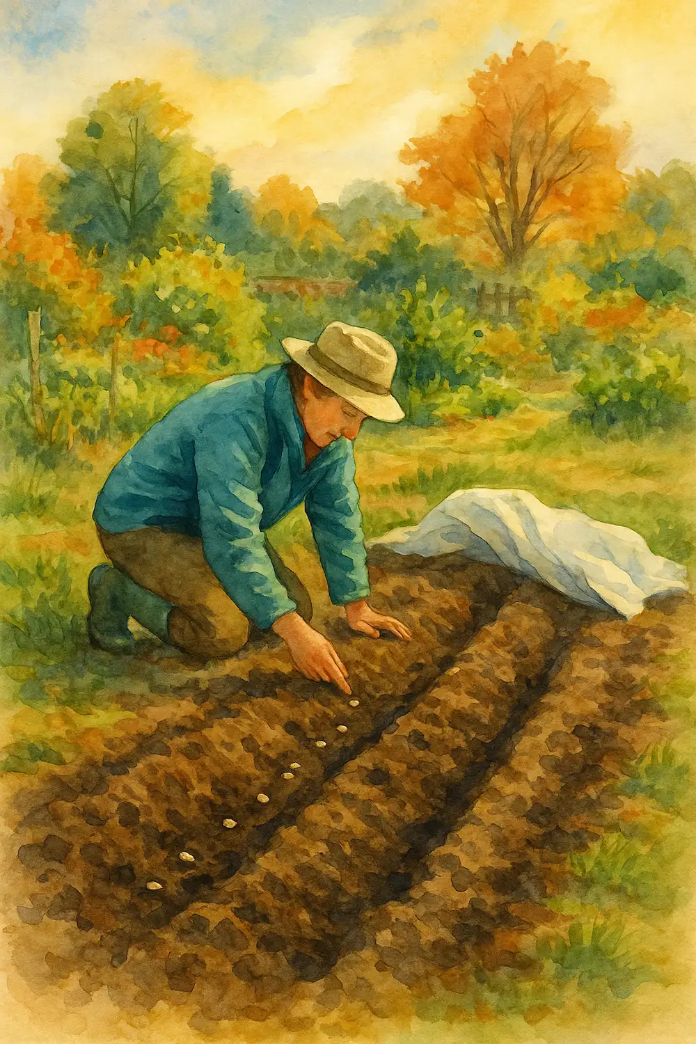 Planting Broad Beans in Autumn (UK Guide)