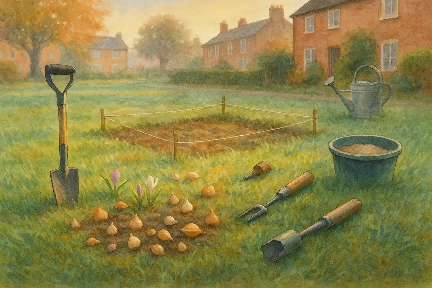 How to Naturalise Bulbs in Grass: A UK Guide to Planting and Mowing