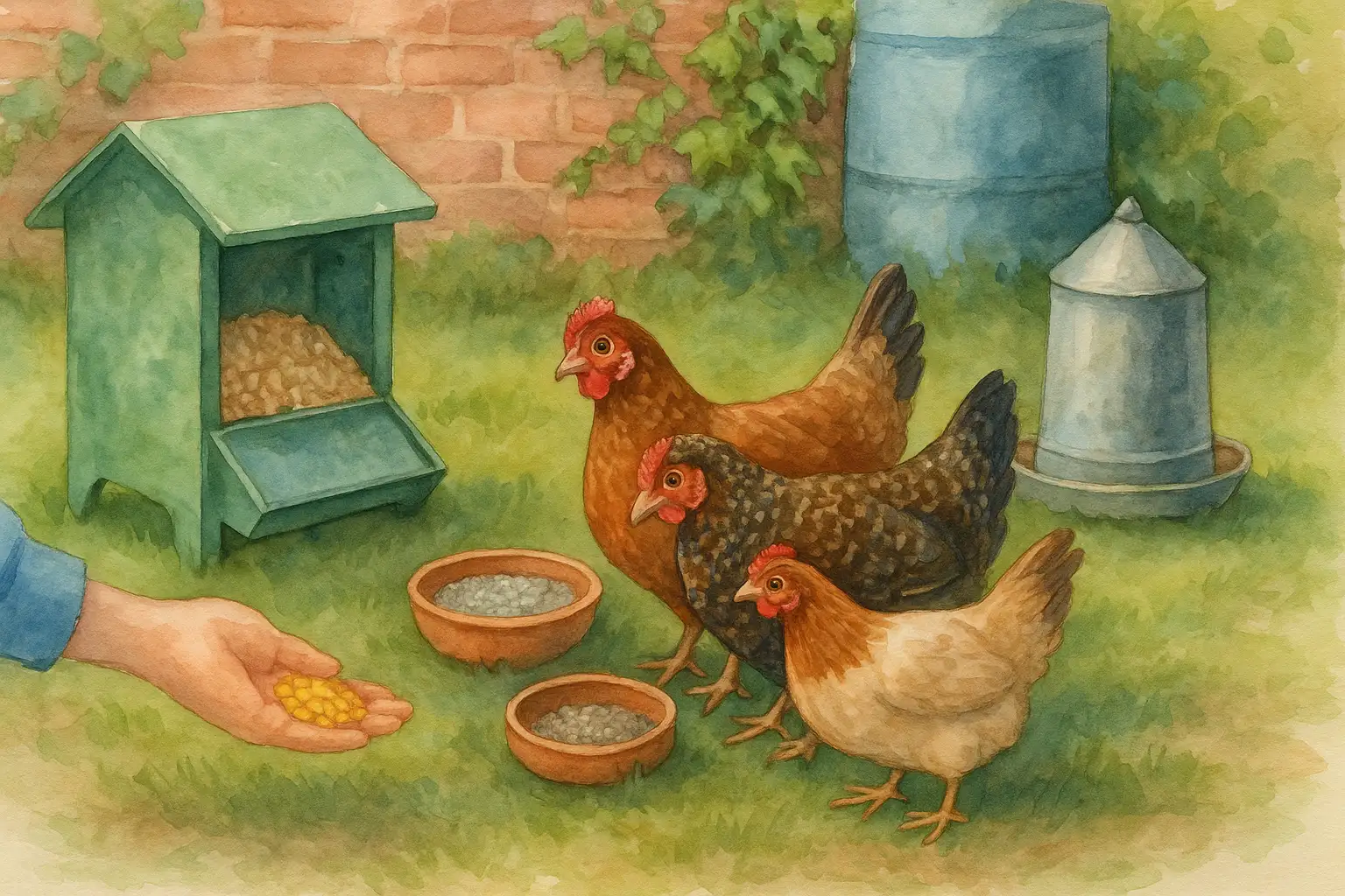What to Feed Chickens in the UK (By Life Stage, Season & Lawful Treats)